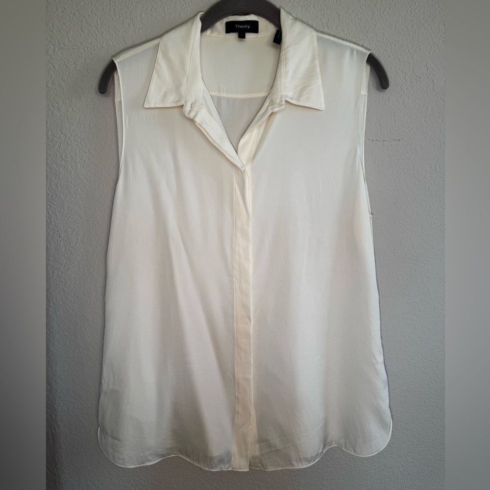 Theory Sleeveless button-down Blouse